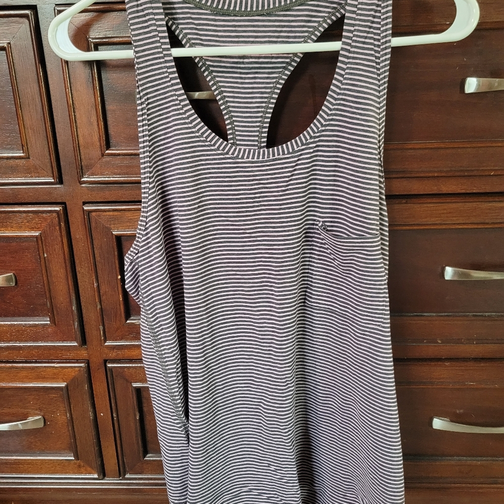 Lululemon striped tank top